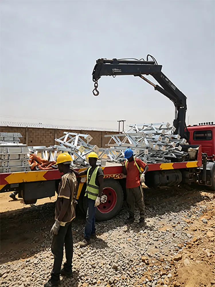 ความคืบหน้าในสถานที่สำหรับโครงการสถานีย่อยไนจีเรีย Zaria 330kV